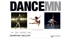 Desktop Screenshot of dancemn.org